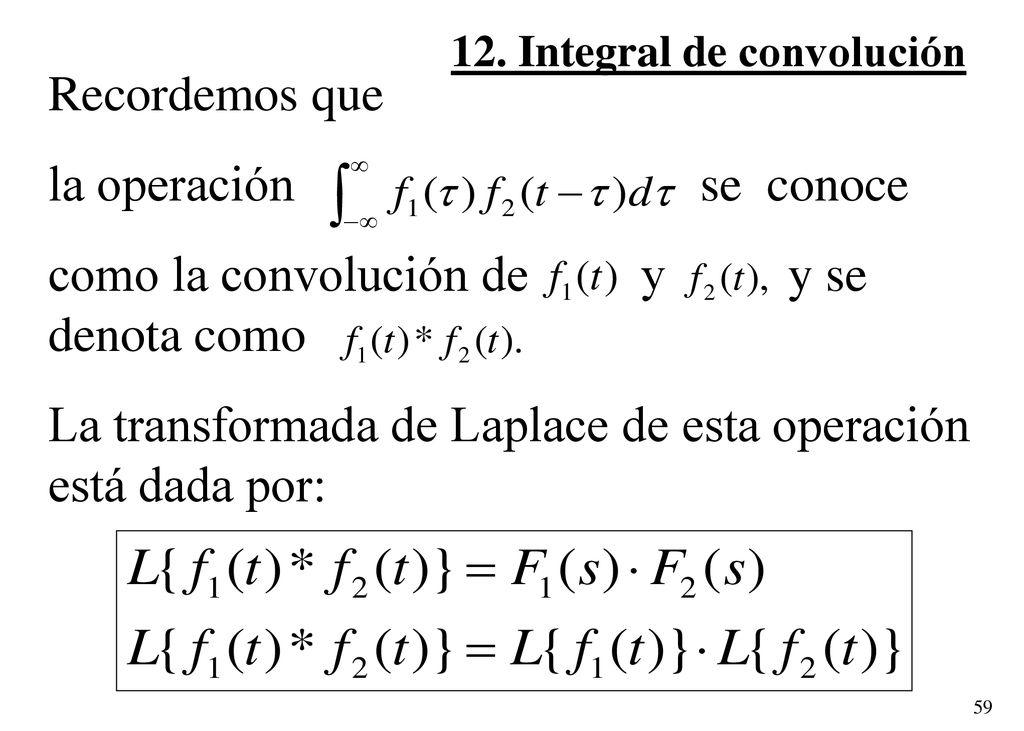 La Transformada De Laplace Ppt Descargar